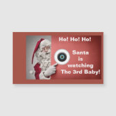 サンタが第3ベビー磁石を見ている (正面)