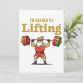 サンタが筋トレ シーズンカード (スタンド正面)