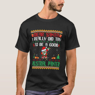 サンタが良い工業画家Chを目指おもしろいす Tシャツ