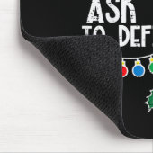 サンタが良い頼おもしろいクリスマスを定義する可能性が最も高い マウスパッド (コーナー)