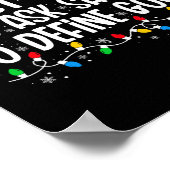 サンタが良い頼クリスマスを定義する可能性が最も高い ポスター (角)