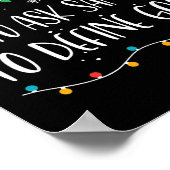 サンタが良い頼クリスマスを定義する可能性が最も高い ポスター (角)