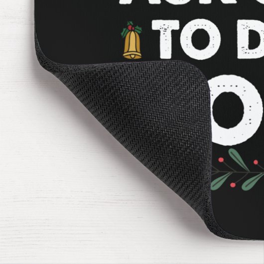 サンタが良い頼クリスマスを定義する可能性が最も高い マウスパッド (コーナー)