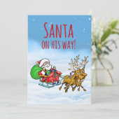 サンタが行く！クリスマスグリーティングカード (スタンド正面)