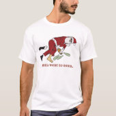 サンタが街のTシャツへ Tシャツ (正面)