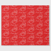 サンタが見た！ ラッピングペーパー (フラット)