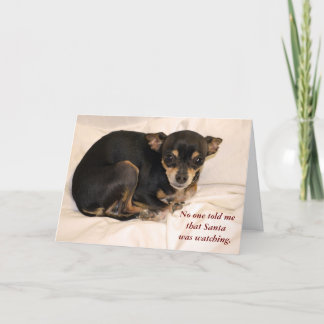 サンタが見ていたことを誰も私に告げませんでした シーズンカード