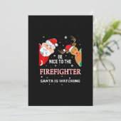 サンタが見ている消防士に親切に シーズンカード (スタンド正面)
