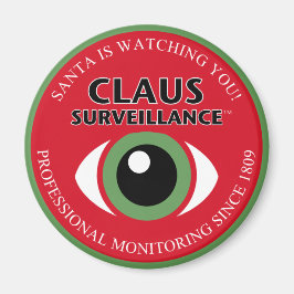 サンタが見守っている マグネット