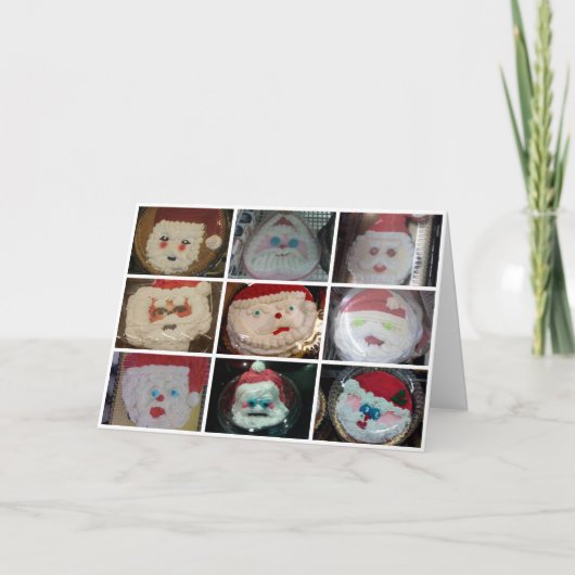 サンタが見守る シーズンカード (正面)
