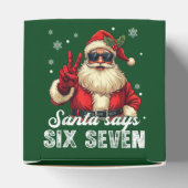 サンタが言った「SIX SEVEN」- 楽しいクリスマスのミーム フェイバーボックス (上部)