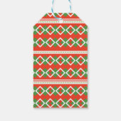 サンタが贈り物を提供 ギフトタグ (裏面)