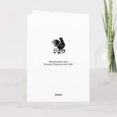 サンタが道を尋ねるカード カード (裏面)