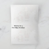 サンタが雪だるまを！ シーズンカード (内部)