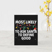 サンタが頼良いクリスマスのマッチングを定義する可能性が高い カード (黄色い花)