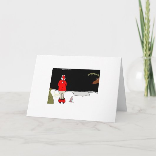 サンタが飲む時("Snowbank") シーズンカード (正面)