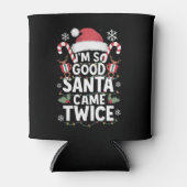 サンタが2回のクリスマス来には本当に良い 缶クーラー (正面)