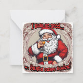 サンタが2回来た！ ノートカード (正面)