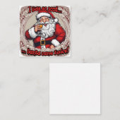 サンタが2回来た！ ノートカード (正面/裏面)