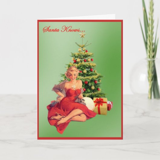 サンタが… シーズンカード (正面)