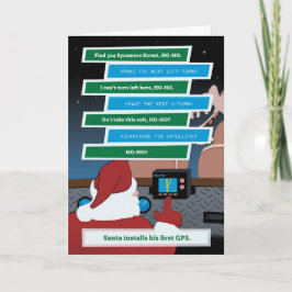 サンタがGPS （標準）をインストール シーズンカード