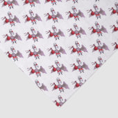 サンタこうもりホワイトティッシュペーパースモール 薄葉紙 (詳細)