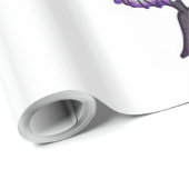 サンタこうもり白光沢ラッピング紙大 ラッピングペーパー (ロールコーナー)