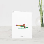 「サンタさんお電話ください」クリスマスカードデザイン シーズンカード (裏面)