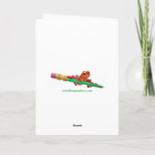 「サンタさんお願い」クリスマスカーカスタムド シーズンカード (裏面)