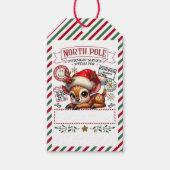 サンタさんからのかわいいクリスマス特別配達 ギフトタグ (正面)
