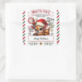 サンタさんからのかわいいクリスマス特別配達 スクエアシール (バッグ)