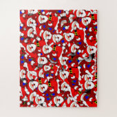 サンタさんからのクリスマスの挨拶 ジグソーパズル (縦)