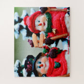 サンタさんからのクリスマスの挨拶 ジグソーパズル (縦)