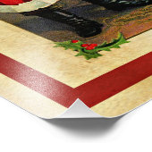 サンタさんからのクリスマスの挨拶 フォトプリント            (角)