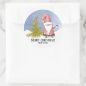 サンタさんからのクリスマス ラウンドシール (バッグ)