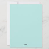 サンタさんからのトナカイパーソナライズされたア シーズンカード (裏面)