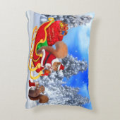 サンタさんからのメリークリスマス アクセントクッション (裏面(縦))