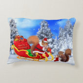 サンタさんからのメリークリスマス アクセントクッション (裏面)