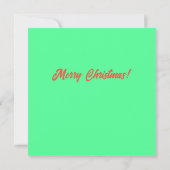 サンタさんからのメリークリスマス カード (裏面)