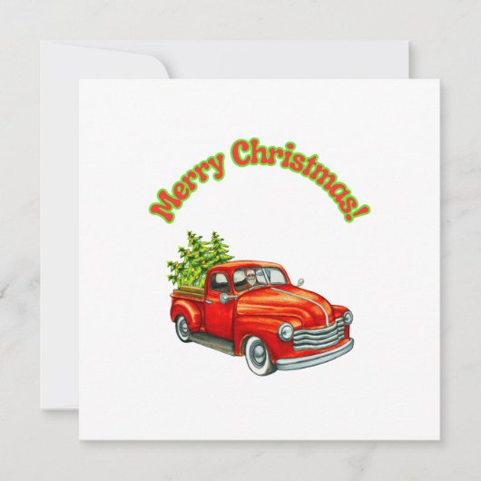 サンタさんからのメリークリスマス カード (正面)