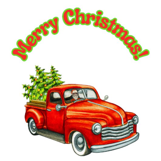サンタさんからのメリークリスマス カード