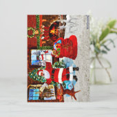 サンタさんからのメリークリスマス サンキューカード (スタンド正面)