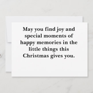 サンタさんからのメリークリスマス サンキューカード