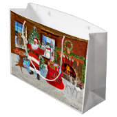 サンタさんからのメリークリスマス ラージペーパーバッグ (裏面アングル)