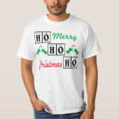 サンタさんからのメリークリスマス。 Tシャツ (正面)