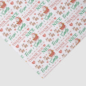 サンタさんから親切にしてくれてありがとうティッシュペーパー 薄葉紙 (詳細)