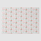 サンタさんから親切にしてくれてありがとうティッシュペーパー 薄葉紙 (正面)