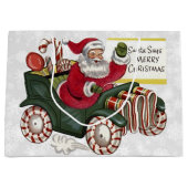 サンタさんが聖降誕祭お目出とう ラージペーパーバッグ (正面)