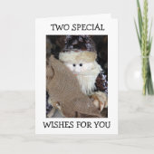 サンタさんが2つの特別なお願いを シーズンカード (正面)