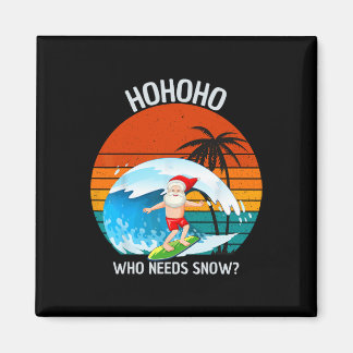 サンタさんだって雪はいらない 7月のクリスマス マグネット